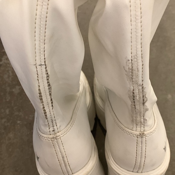 Windsor smith baddest buttermilk chunky platform sock boots - Picture 7 of 8